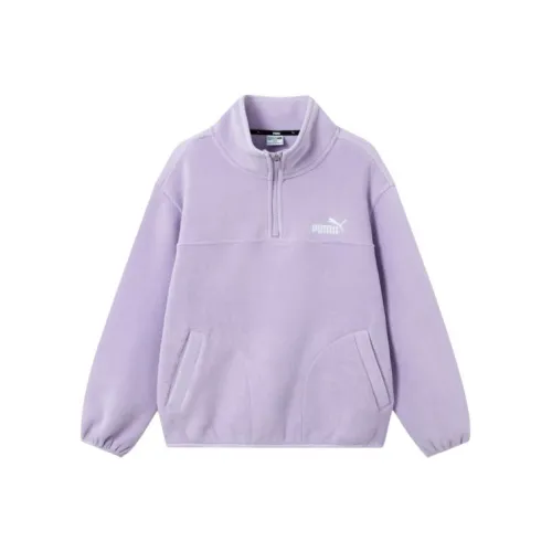 PUMA Розовый Фиолетовый Kids Свитшоты