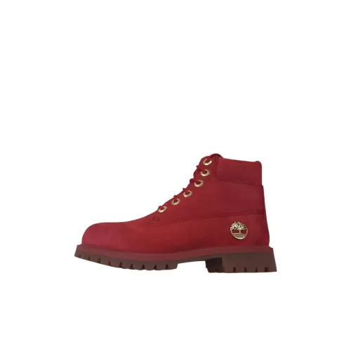 Timberland 6 Inch High Топ Детские ботинки Красный Детский
