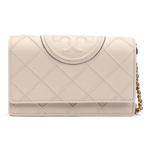 TORY BURCH Fleming кожаная сумка через плечо кошелек мини женский сливовый