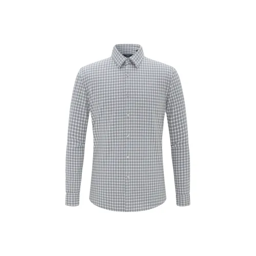EMZ Men's Gray Shirt EMZ Мужская Серая Рубашка