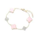 Счастливый клевер четырехлистный [розовый]