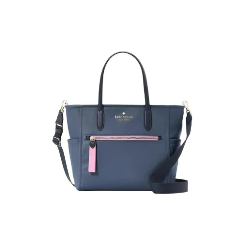 Kate Spade Chelsea Ткань Сумка-тоут Сумка для покупок Сумка через плечо Сумка среднего размера Женская Haze Синий