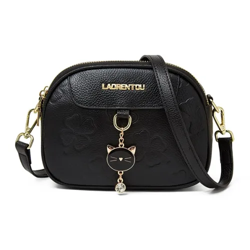 Old Man's Head Сумка через плечо из коровьей кожи женская черная