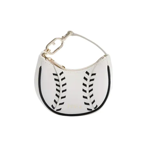 Furla Primavera Телячья кожа Клатч Сумка Мини Женская Белый Черный