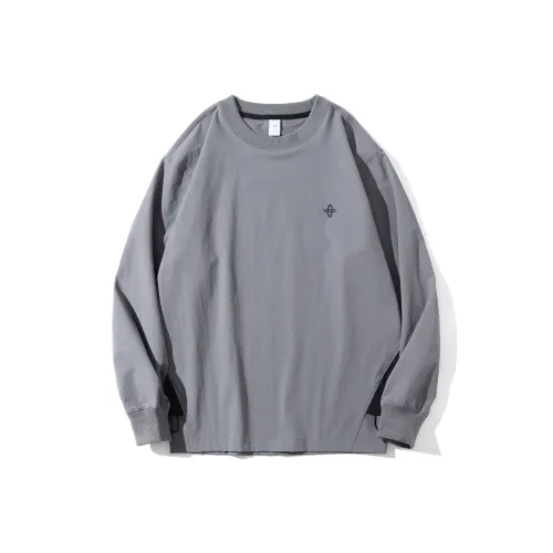 WAYHWEI Серый Мужской T-Рубашки