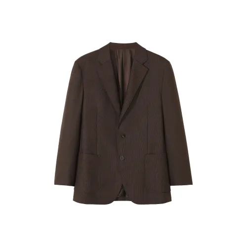 Osens Сандаловый коричневый [В наличии] 100% овечья шерсть Мужские деловые костюмы