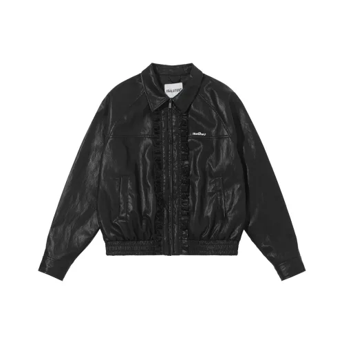 ISaluteU Кожа Куртка Женская Черная