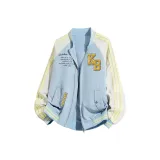 Небесный синий и абрикос.