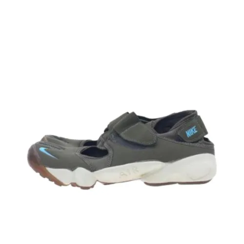Nike Air Rift Slip Resistant Abrasion Resistant Низкий Топ Повседневная обувь Мужская Зеленая