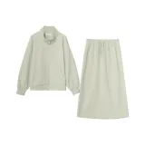 Мятно-зеленый, длинный