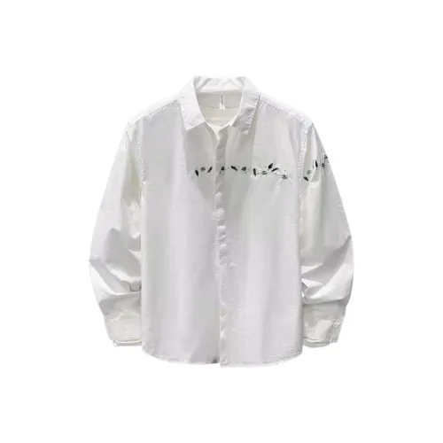 CAT'S PAW Белый Унисекс Рубашки