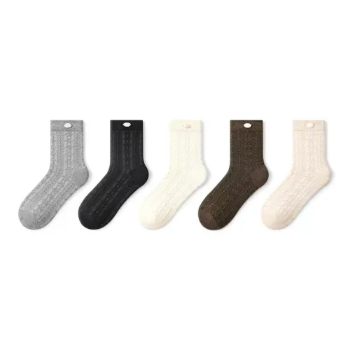 PRIMEET Носки Crew Женские упаковка из 5 пар