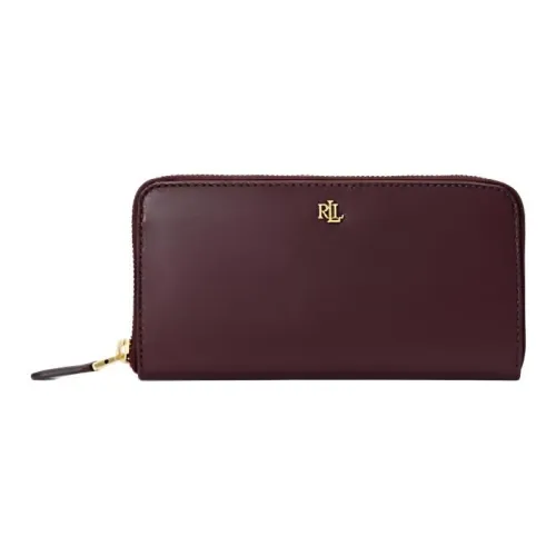 Ralph Lauren Кожа Кошелек Женские Бордовый