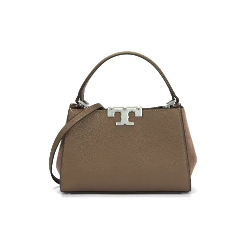 TORY BURCH ELEANOR Сумка через плечо из текстурированной кожей личи мини женская коричневый