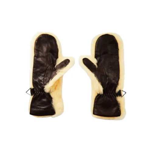 Bottega Veneta Кожа Перчатки Женские Масляный Светло-Коричневый