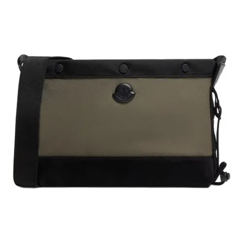 Moncler Нейлоновая сумка через плечо сумка на плечо стандартная мужская оливково-зеленая