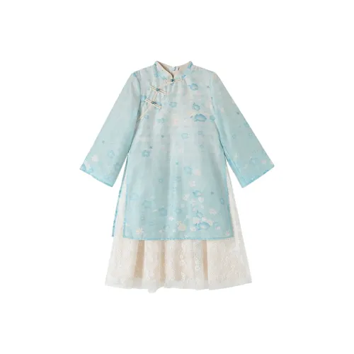YUANYUAN GIRL Многоцветное Одноразовое Платье для девочек Kids Ципао