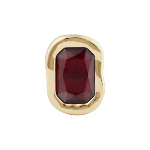 Givenchy Латунь Кольца Женские Золото Красный