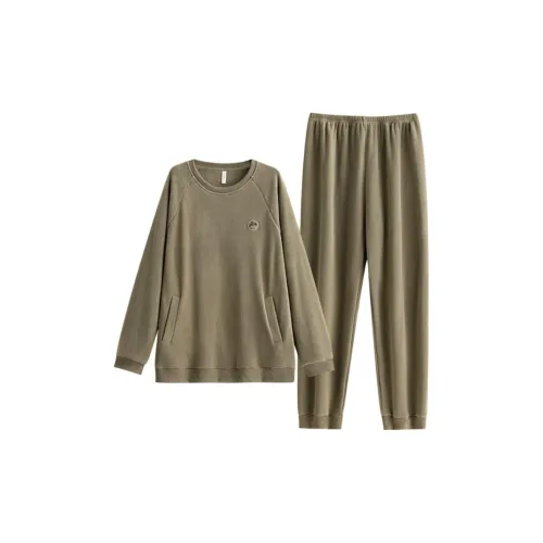 Floating Light Islands Пижама Комплект Мужской Светло-Желтый