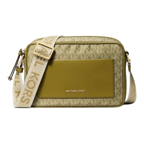 MICHAEL KORS Jet Set Полиэстер Сумка через плечо Большая Женская Зеленая