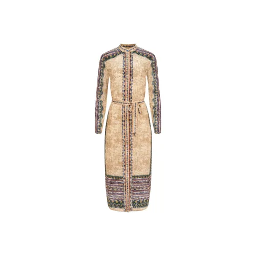 SALONI Длинное платье с длинными рукавами женское