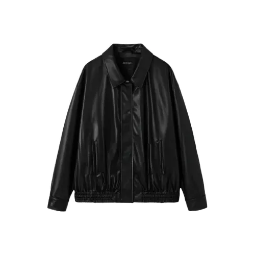 POWXV Женские кожаные куртки