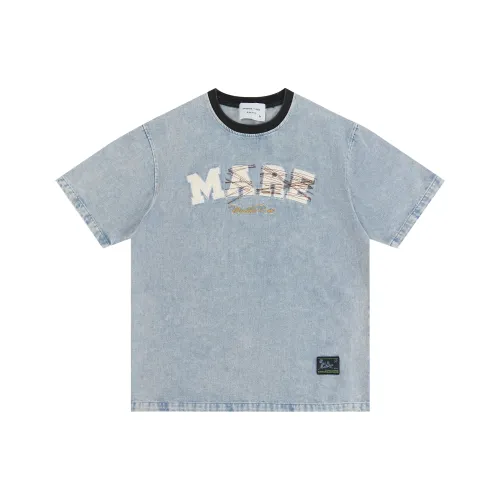 OISIS Деним Короткий Рукав Т-Рубашки Женские