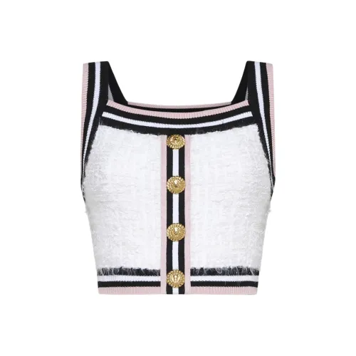 BALMAIN Белые Женские Футболки
