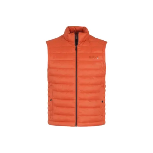 Hugo Boss FW23 Хлопковый пуховик Мужской Оранжевый Желтый