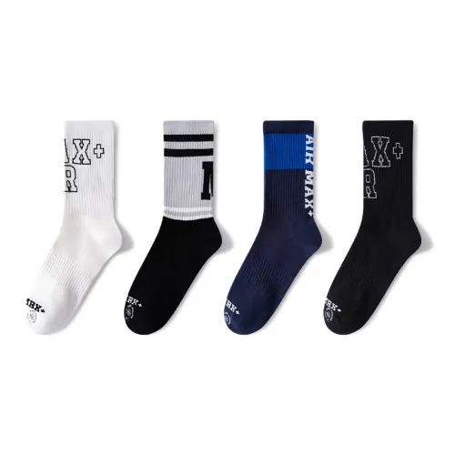 FUGEER 4 пачки Gift Box Set One OF Each Цвет Мужские носки до икры MID