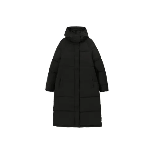 ETSE Черный MID Длина Пуховая куртка Женские Пуховики (пуховики)