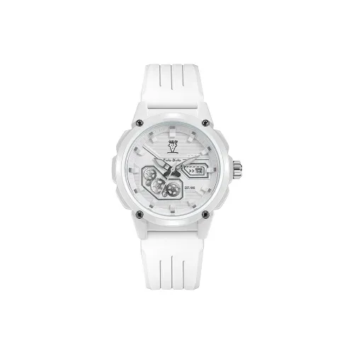 FIDO DIDO Кварцевый механизм силиконовый ремешок унисекс белый циферблат