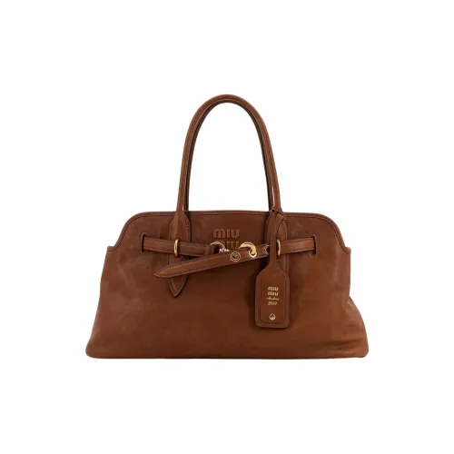MIU MIU Aventure Кожа Сумка Женская Коричневая
