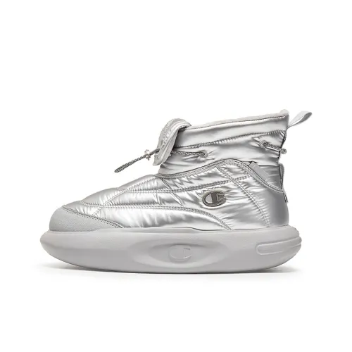 Champion Short Snow Boots Женские Серебристый Белый Сплав Серый