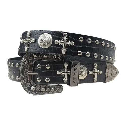 FUO Ремни из ПУ (полиуретана) кожа унисекс ширина 3,6 см