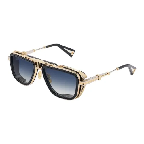 T Henri Титан 18K Gold Aviator Солнцезащитные очки Унисекс Gold
