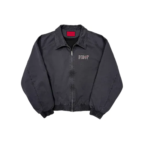 EODUP Мытый серый унисекс куртки