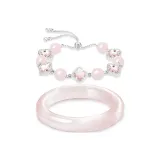 Вишневый цветок Розовый Многослойный Браслет Комплект Одежды