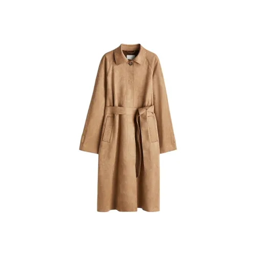 H M Бежевый Женский Пальто