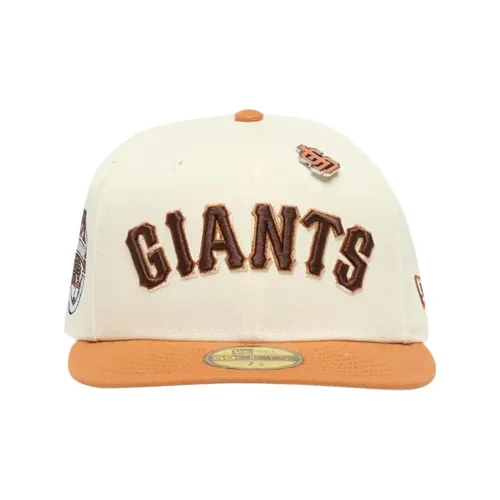 New Era Полиэстер Кепки Унисекс Кремовый