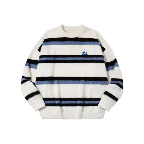 BVODE Синий Полосатый Узор Женский Трикотаж