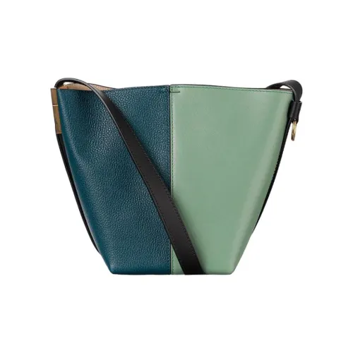 Givenchy Телячья кожа Сумка через плечо Женская Зеленая и Синяя