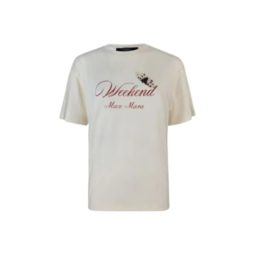 WEEKEND MaxMara T-рубашка Женская Бежевая