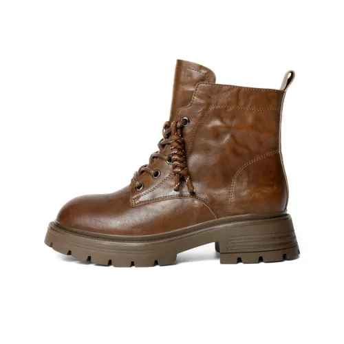 BELLE Высота увеличивающие ботинки Martin Boots Женские