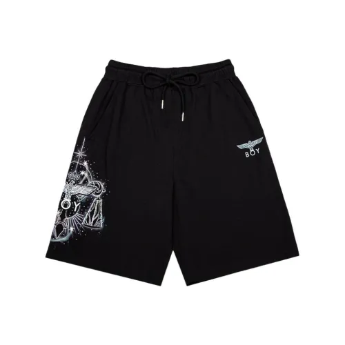 Boy London Черные Мужские Повседневные Шорты