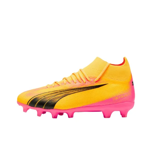 PUMA Ultra Pro Устойчивые к истиранию Низкие Футбольные бутсы для Детей Апельсин Подростки