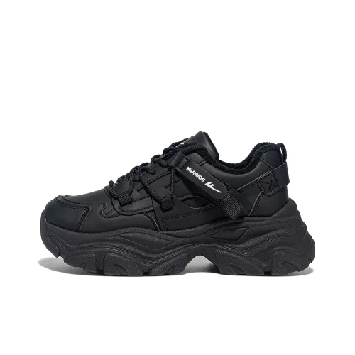 Warrior Low Top Черные [С флисовой подкладкой] Женские