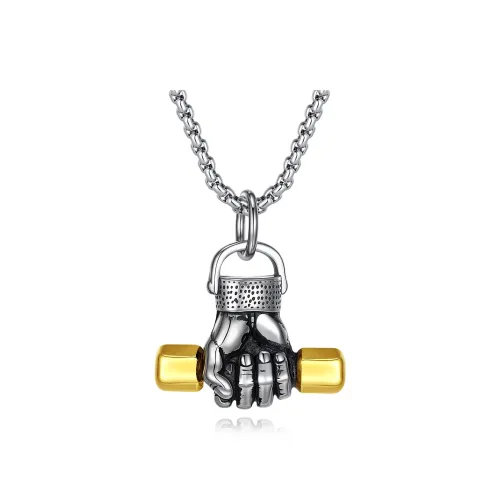 MINTLEAF Титановые стальные ожерелья унисекс золотые серебряные