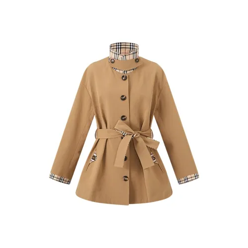 ACAINES Хаки Женская Тренч-куртка