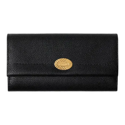 Burberry Классический Бумажник Cotswolds​ Откидной Клапан С Застежкой На Кнопку 12 Отделений Для Карт Отделение На Молнии